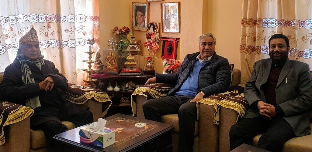 प्रधानमन्त्री देउवा निवासमा काँग्रेस नेतृत्वको बैठक बस्दै